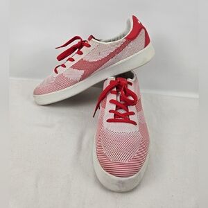 Red and White Sneakers Mens 13